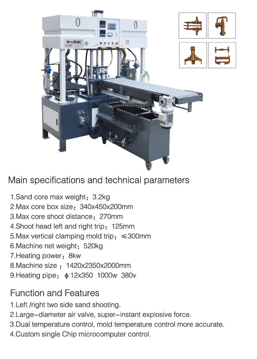 Double Head Core Shooting Machine