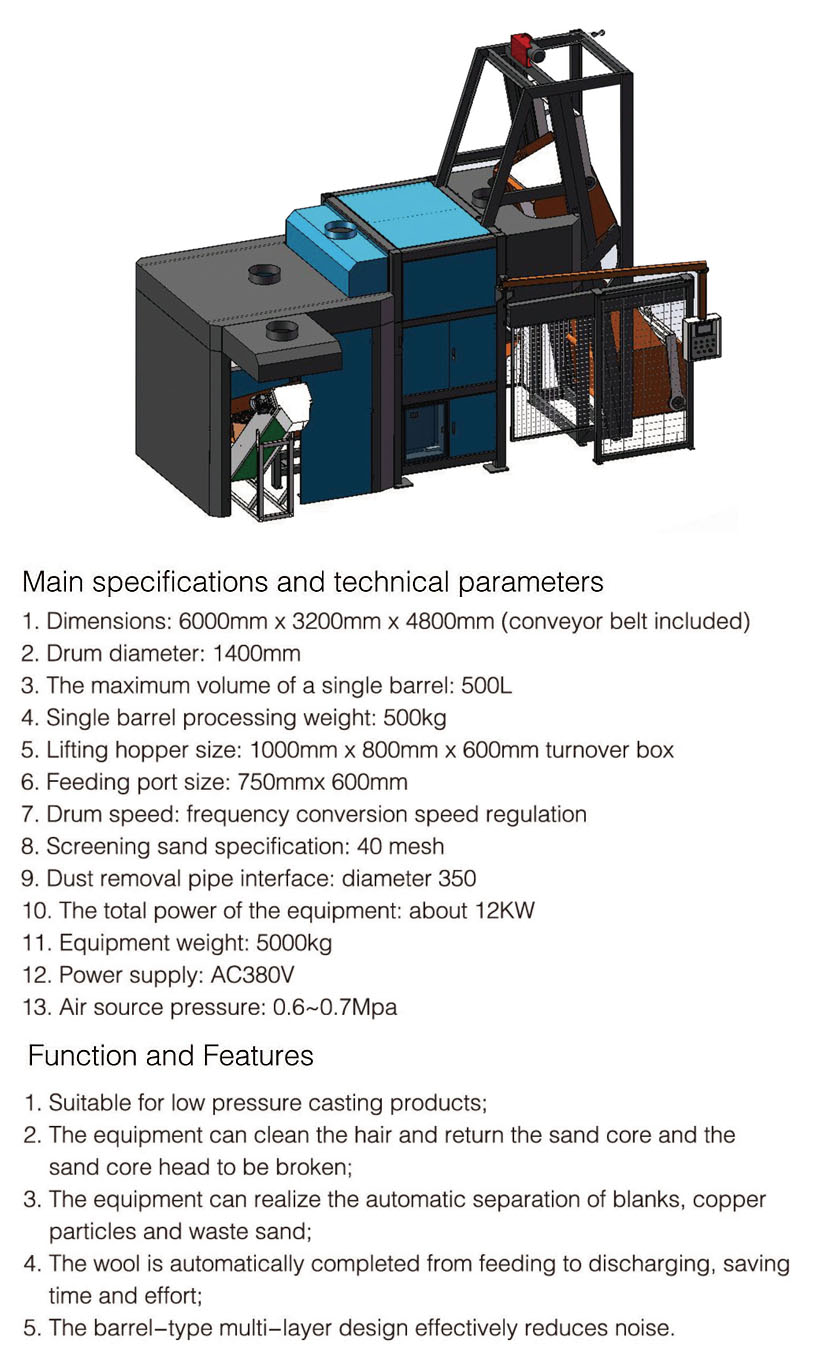 Drum Sand Cleaning Machine