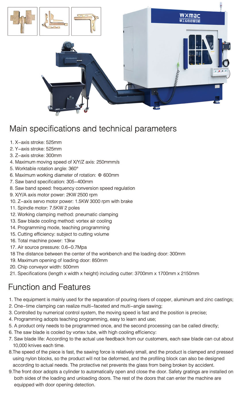 Single Station CNC Sawing Machine